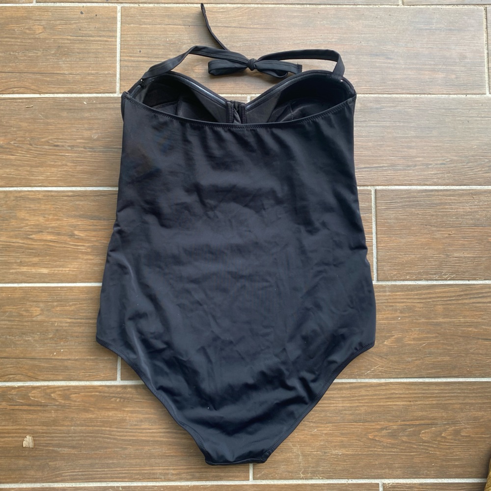 ASOS SWIM Fishnet Insert Swimsuit—Size 18 - Picture 13 of 14